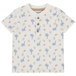 Polo manches courtes imprimé palmiers pour bébé garçon 