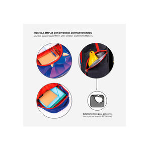 Σχολική τσάντα πλάτης Sonic Prime 42x15x32εκ 