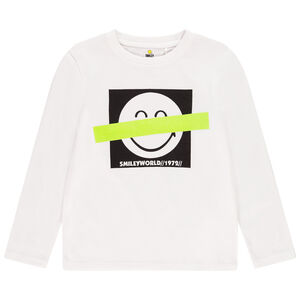 T-shirt μακρυμάνικο με οργανικό βαμβάκι SmileyWorld για αγόρι Main T-shirt μακρυμάνικο με οργανικό βαμβάκι SmileyWorld για αγόρι