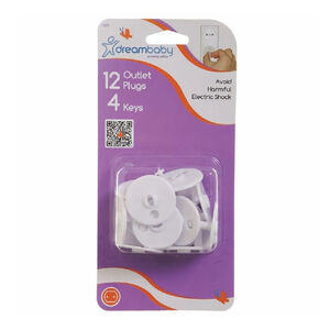 Προστατευτικο Καλυμμα Πριζας 12Τεμ+4 Κλειδια DREAM BABY 