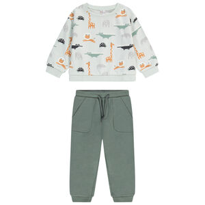 Σετ 2 τμχ. σε molleton για bebe αγόρι 