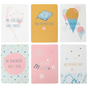 Κάρτες φωτογραφίας γέννησης bebe κορίτσι x28 