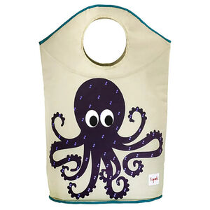3 Sprouts καλάθι για τα άπλυτα Laundry Hamper Octopus Purple 