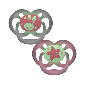 Πιπίλα νυχτός Advantage κορίτσι, επίπεδο 2, 6-18 μηνών (2 τεμ.) 