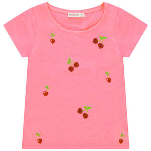 T-shirt κοντομάνικο με ανανά με glitter Main T-shirt κοντομάνικο με ανανά με glitter