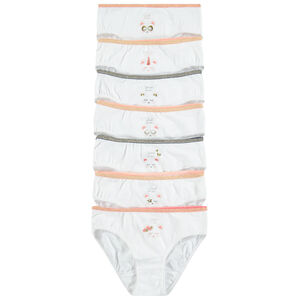 Σετ από 7 βαμβακερές εσώρουχα με εκτύπωση ποντικιού και ελαστική μέση 