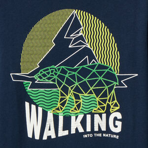 Μπλούζα με μακριά μανίκια και φανταστικό print για αγόρι 