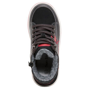 Αθλητικά παπούτσια ψηλά με κορδόνια και φερμουάρ για αγόρι 