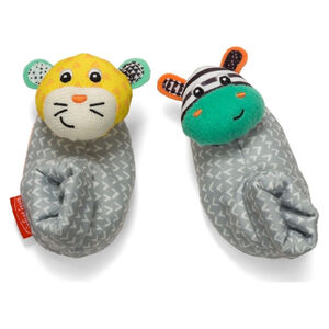 Κουδουνιστρα Ποδιων Foot Rattles - Zebra/Tiger INFANTINO 