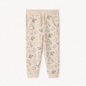 Pantalon de jogging imprimé savane pour bébé garçon   Main Pantalon de jogging imprimé savane pour bébé garçon