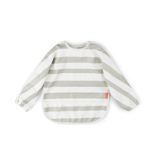 Bavoir tablier à manches longues rayé sable 
