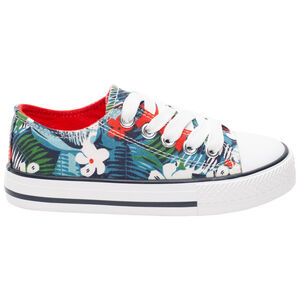 Αθλητικά παπούτσια χαμηλά από ύφασμα με floral σχέδιο από 28 έως 35 