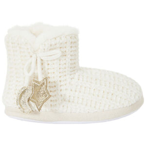 Κάλτσες μπότες από πλεκτό με διακοσμήσεις glitter για κορίτσι 