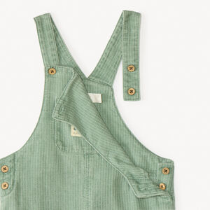 Σαλοπέτα κοντή σε καμβά με ρίγες για αγόρι μωρού 