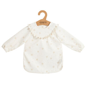 Σαλιάρα ποδιά σε λάστιχο Douce Hirondelle écru  Main Σαλιάρα ποδιά σε λάστιχο Douce Hirondelle écru