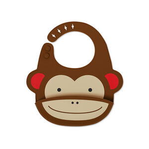 Σαλιάρα Σιλικόνης Zoo Μαϊμού 