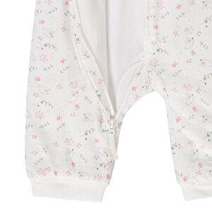 Σουρπιτζάμα με επένδυση και σχέδιο κουνελιών για μωρό κορίτσι 