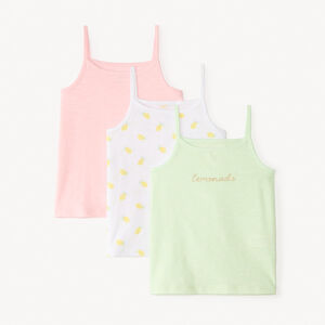 Σετ από 3 φανελάκια με φανταστικές τιράντες για κορίτσι 