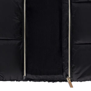 Μακριά doudoune με κουκούλα υφασμάτινο για κορίτσι 