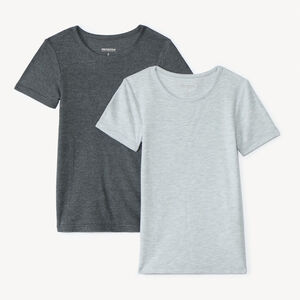 Lot de 2 maillots de corps manches courtes thermiques pour garçon 