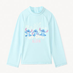 T-shirt με μακριά μανίκια κατά της UV ακτινοβολίας SPF 50+ Stitch Disney για κορίτσι 