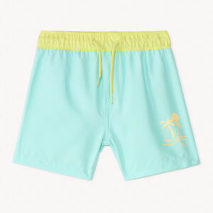 Δίχρωμο και εκτυπωμένο μαγιό για αγόρι 