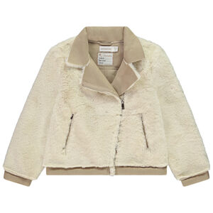 Περφέκτο από ψεύτικη γούνα με σουέντ για κορίτσι 