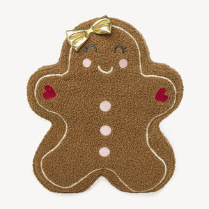 Range-pyjama biscuit de Noël en sherpa pour fille  