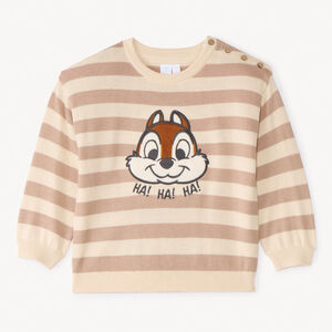 Πουλόβερ πλέ knitted με κέντημα Tic και Tac Disney για μωρά αγόρια 