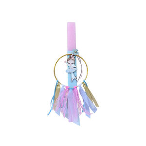 Χειροποίητη Πασχαλινή Λαμπάδα Μπαλαρίνα 