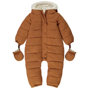 Κομψό pilote με επένδυση και αποσπώμενα γάντια για bebe αγόρι 