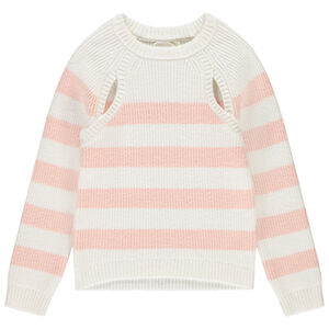 Πουλόβερ μακρυμάνικο πλεκτό για κορίτσι 