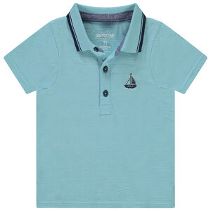 Πόλο κοντομάνικο με φαντεζί σχέδιο για bebe αγόρι 