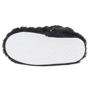 Chaussons bottines en fausse fourrure effet matelassé avec perles 