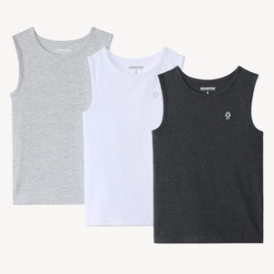 Σετ από 3 αμάνικα μπλουζάκια για αγόρι 