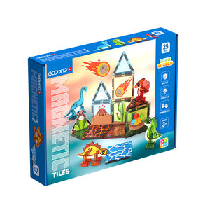 GEOMAG GEMS ΜΑΓΝΗΤΙΚΑ ΠΛΑΚΙΔΙΑ ΔΕΙΝΟΣΑΥΡΟΙ  - 25τμχ 
