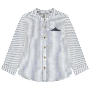 Πουκάμισο μακρυμάνικο ριγέ για bebe αγόρι 