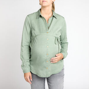 Chemise manches longues à nouer pour femme  Main Chemise manches longues à nouer pour femme