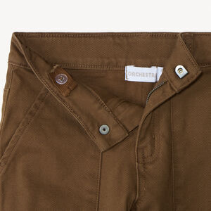 Παντελόνι πάνινο μονόχρωμο με επένδυση για αγόρι 