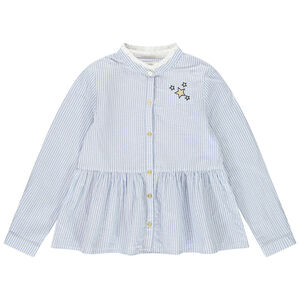 Chemise manches longues à rayures pour fille Main Chemise manches longues à rayures pour fille