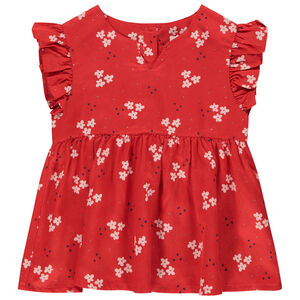 Τουνίκ κοντομάνικη υφασμάτινη με λουλουδάτο σχέδιο για κορίτσι Blossom Dots 