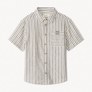 Κοντομάνικο πουκάμισο με ρίγες για αγόρι 