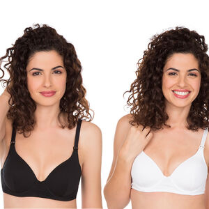 Σετ με 2 μονόχρωμα σουτιέν εγκυμοσύνης και θηλασμού 