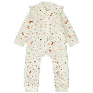 Πιτζάμα από jersey με επένδυση και φαντεζί σχέδιο για κορίτσι 