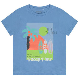 Κοντομάνικο μπλουζάκι με φαντεζί σχέδιο για αγόρι 