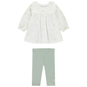 Σετ 2 τμχ. με μπλούζα με σχέδιο γατών για μωρό κορίτσι 