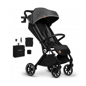 Lionelo Cloe Βρεφικό Καρότσι Εώς 22 Κιλά Gray Stone 