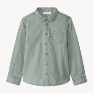 Πουκάμισο μακρυμάνικο μονόχρωμο για αγόρι 