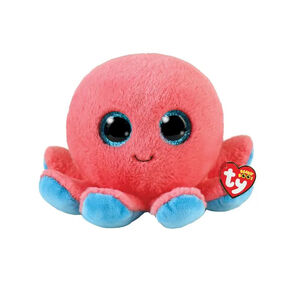 Beanie Boos Sheldon Χνουδωτό Χταπόδι Κοραλί 15εκ TY 