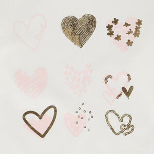 T-shirt μακρυμάνικο με παγιέτες για κορίτσι 